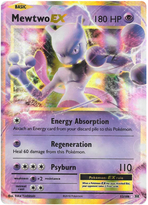 Mewtwo EX - Evolutions #52