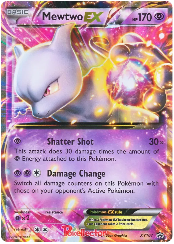 Mewtwo EX - XY Promos #107