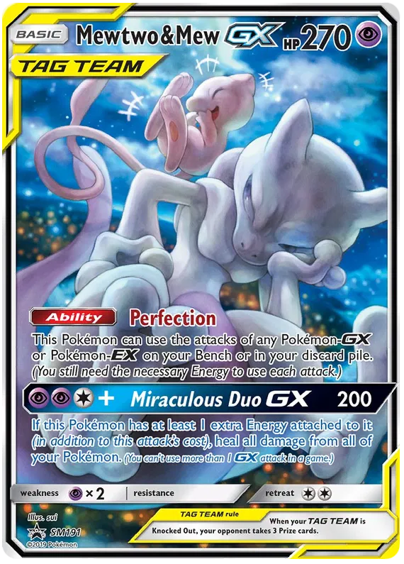 Mewtwo & Mew GX - Sun & Moon Promos #191