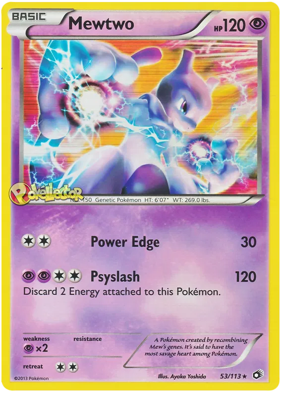 Mewtwo - Legendary Treasures #53