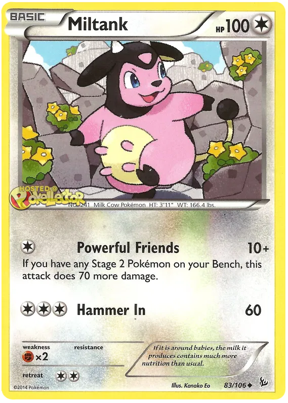 Miltank - XY Flashfire #83