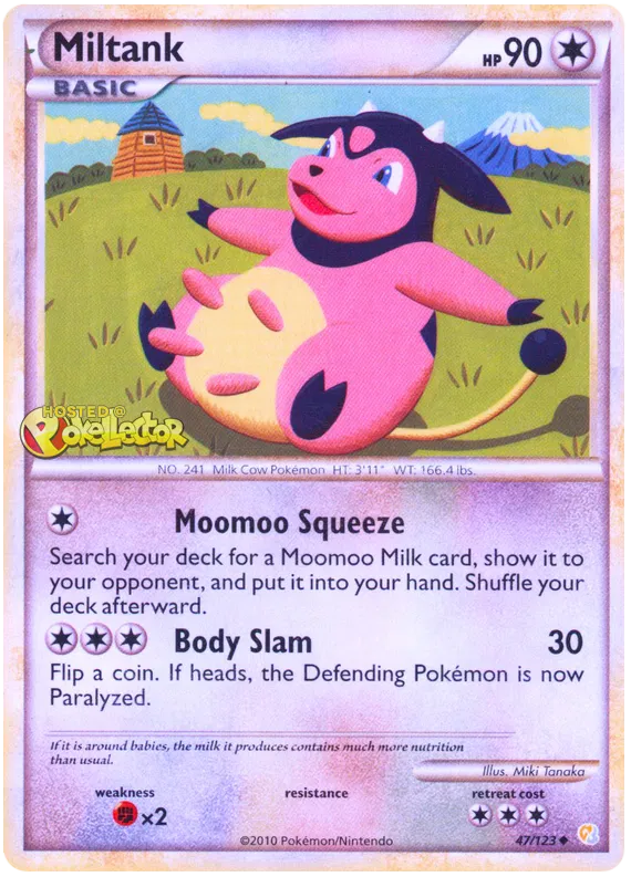 Miltank - HeartGold SoulSilver #47