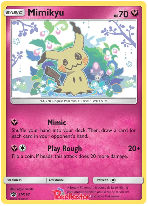 Mimikyu - Sun & Moon Promos #163