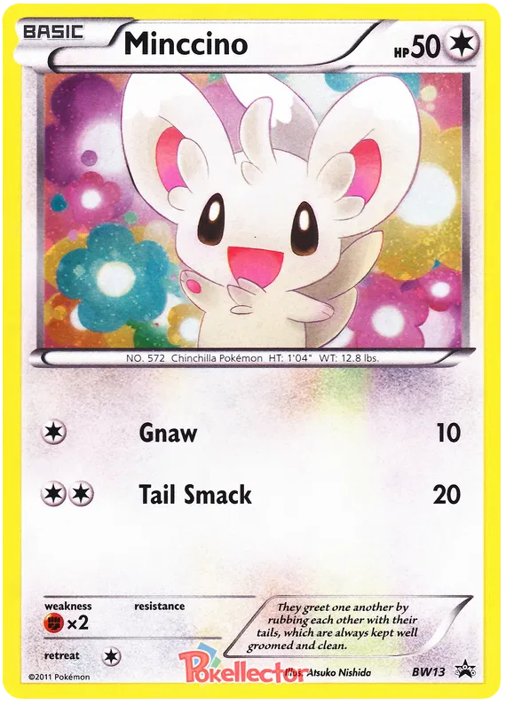 Minccino - Black & White Promos #13