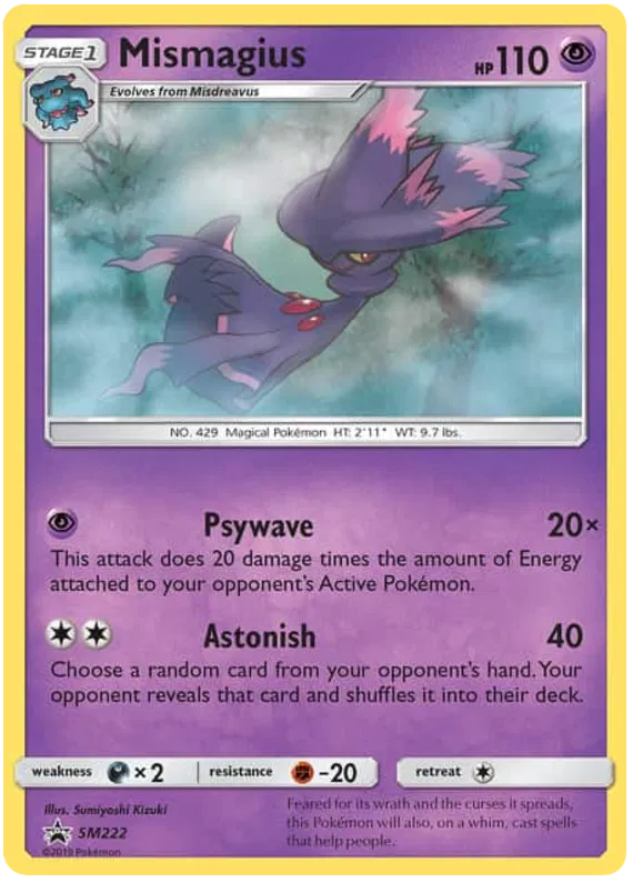 Mismagius - Sun & Moon Promos #222