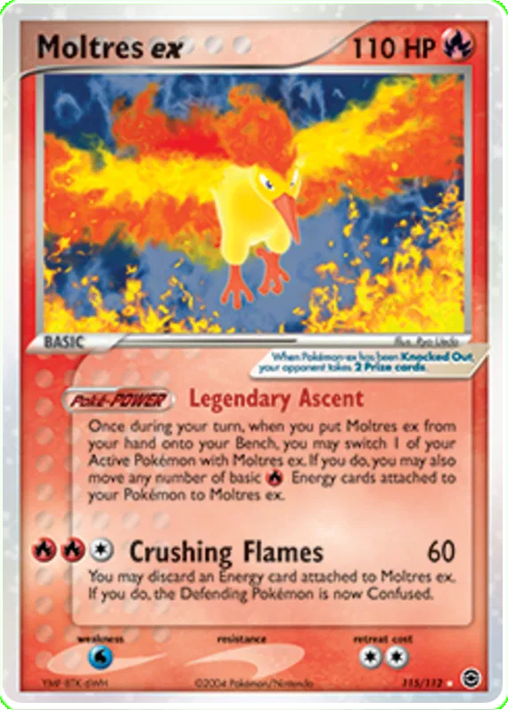 Moltres ex - EX FireRed & LeafGreen #115