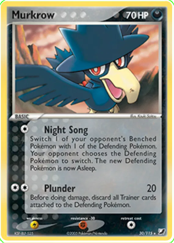 Murkrow - EX Unseen Forces #30