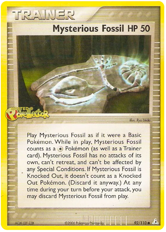 Mysterious Fossil - EX Holon Phantoms #92