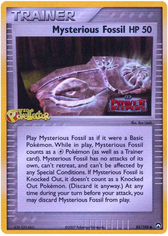 Mysterious Fossil - EX Power Keepers #85