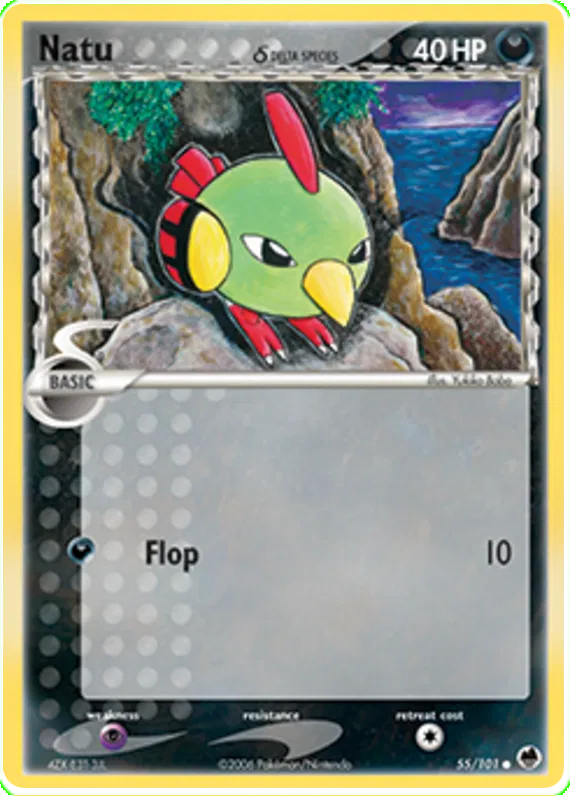 Natu  (delta species) - EX Dragon Frontiers #55