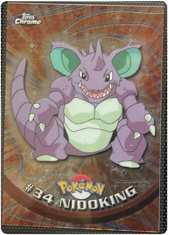 Nidoking - Topps Series 1 #34