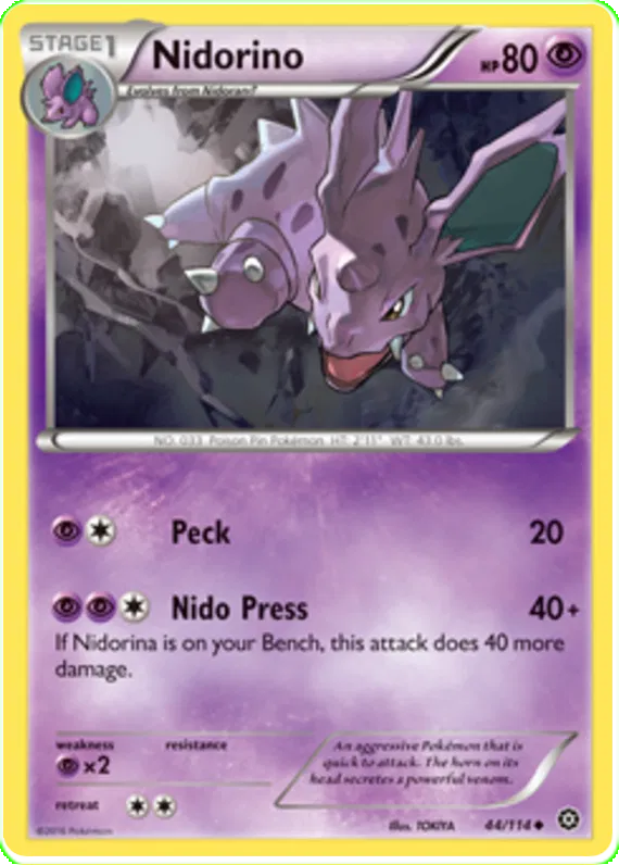 Nidorino - Steam Siege #44