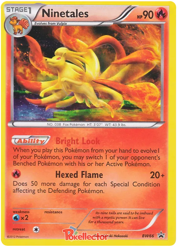 Ninetales - Black & White Promos #66