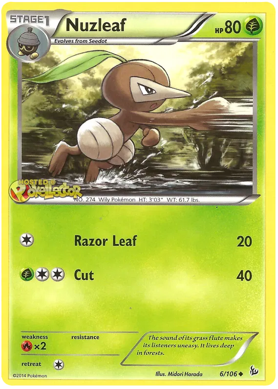 Nuzleaf - XY Flashfire #6