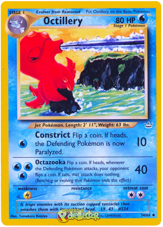 Octillery - Neo Revelation #34