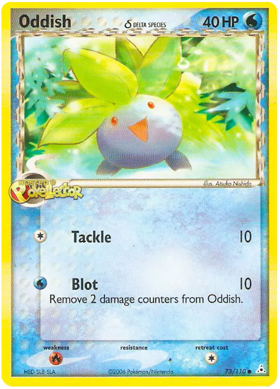 Oddish  (delta species) - EX Holon Phantoms #73