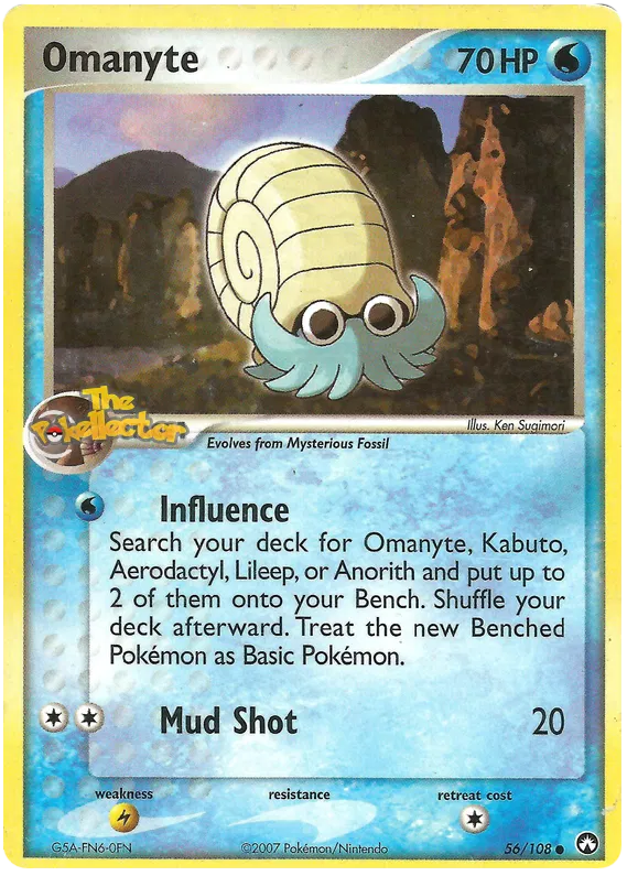 Omanyte - EX Power Keepers #56