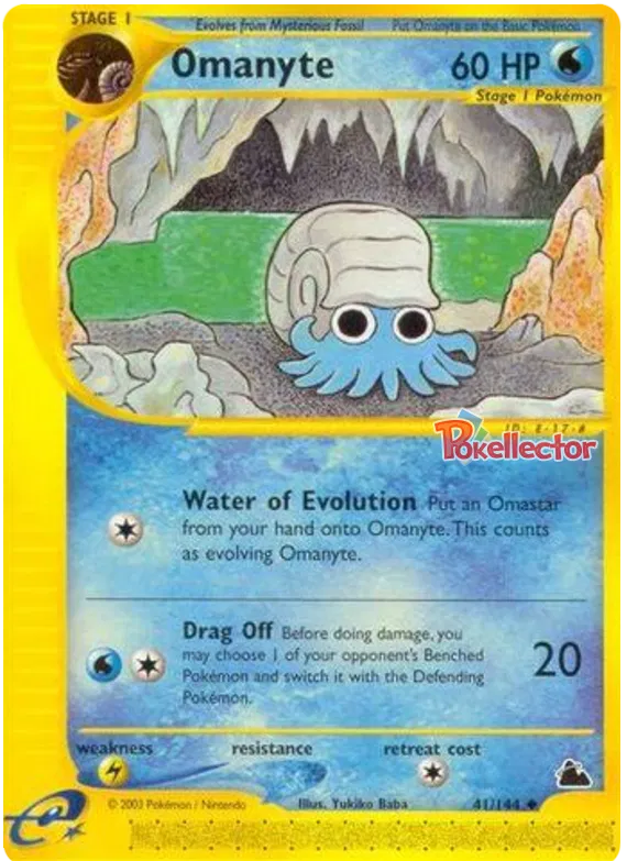 Omanyte - Skyridge #41