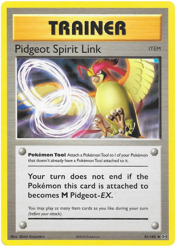 Pidgeot Spirit Link - Evolutions #81