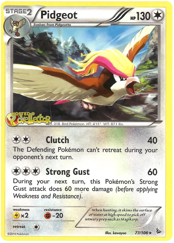 Pidgeot - XY Flashfire #77