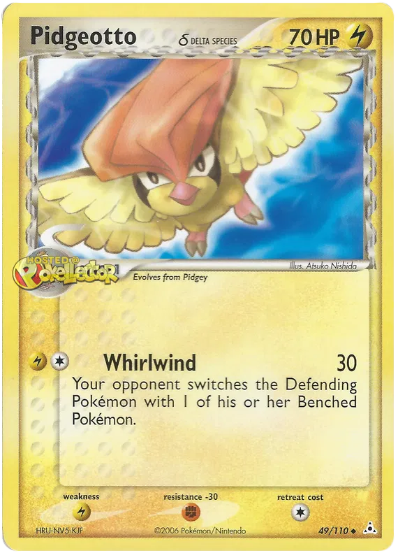 Pidgeotto  (delta species) - EX Holon Phantoms #49