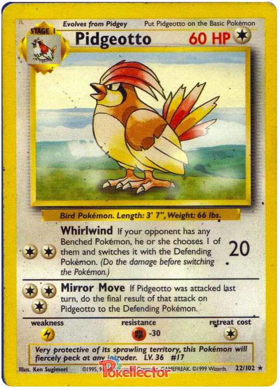 Pidgeotto - Base Set #22