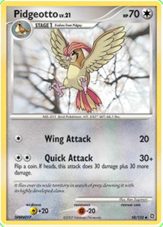 Pidgeotto - Secret Wonders #58