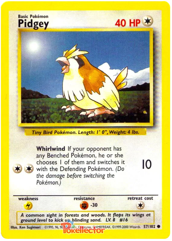 Pidgey - Base Set #57