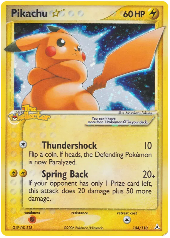 Pikachu * - EX Holon Phantoms #104