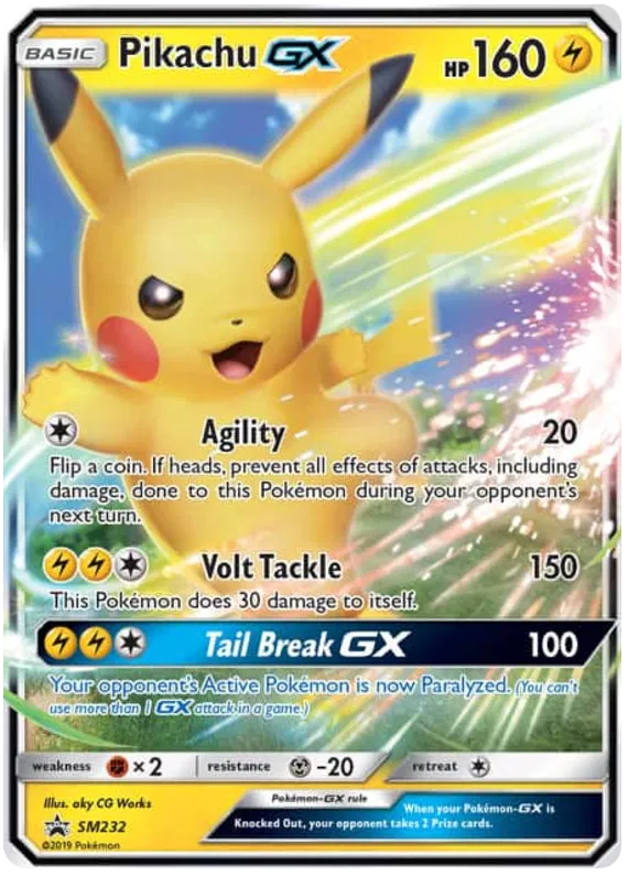 Pikachu GX - Sun & Moon Promos #232