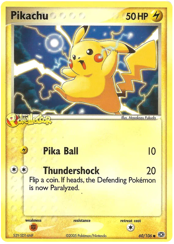 Pikachu - EX Emerald #60