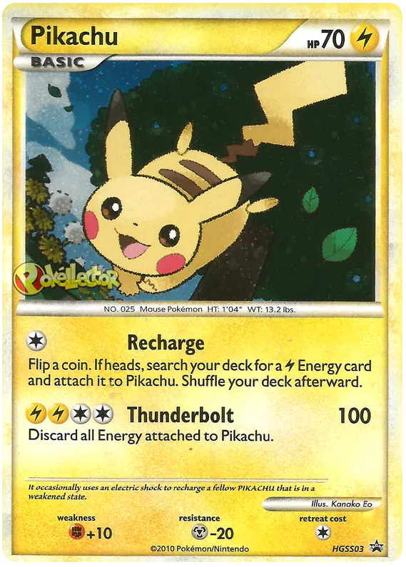 Pikachu - HeartGold SoulSilver Promos #3