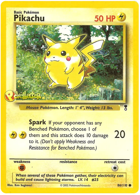 Pikachu - Legendary Collection #86