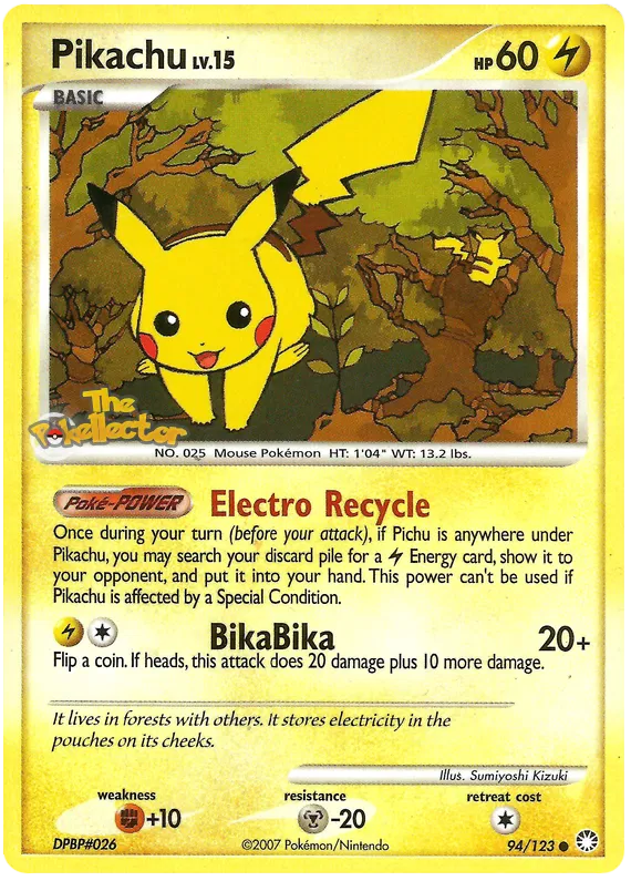 Pikachu - Mysterious Treasures #94