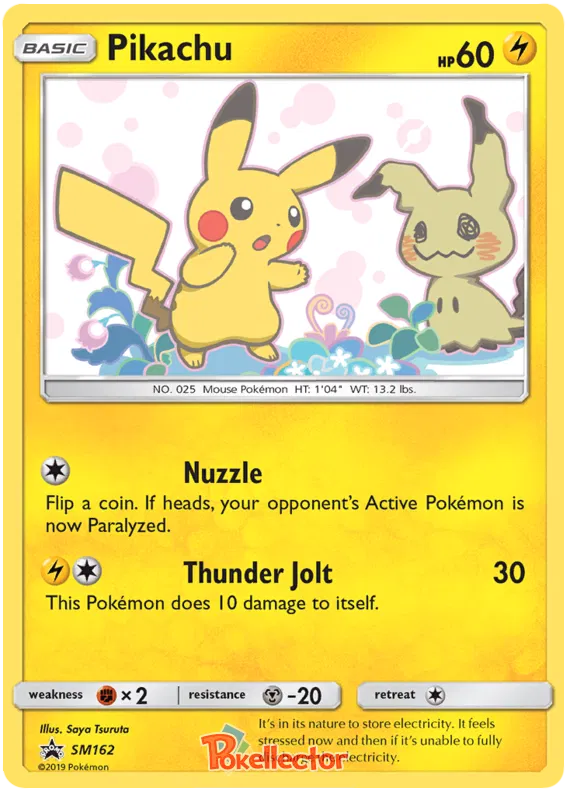 Pikachu - Sun & Moon Promos #162