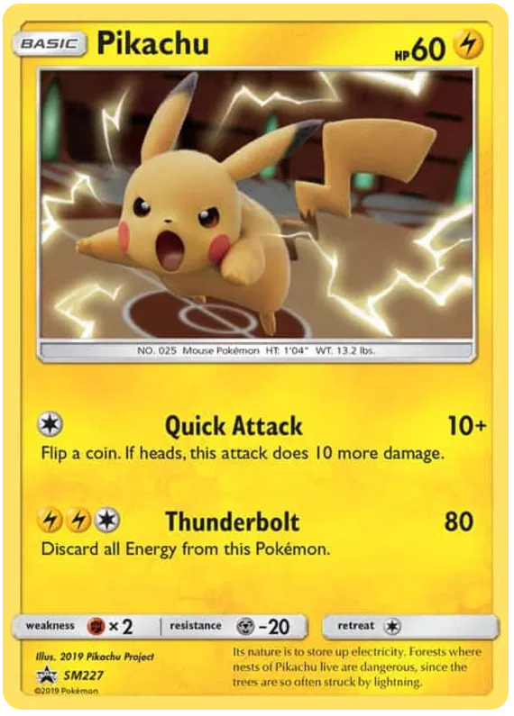 Pikachu - Sun & Moon Promos #227