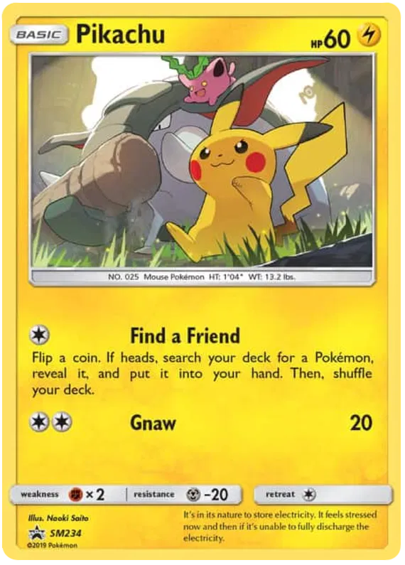 Pikachu - Sun & Moon Promos #234