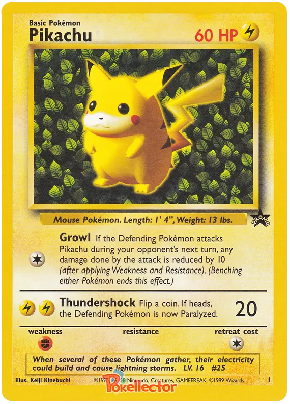 Pikachu - Wizards of the Coast Promos #1