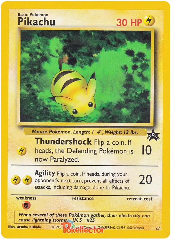 Pikachu - Wizards of the Coast Promos #27