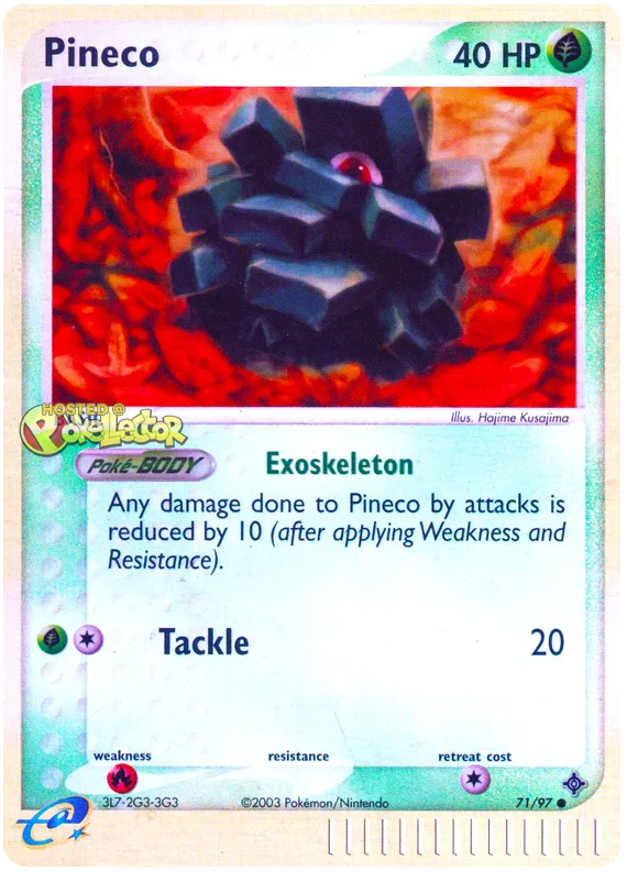 Pineco - EX Dragon #71