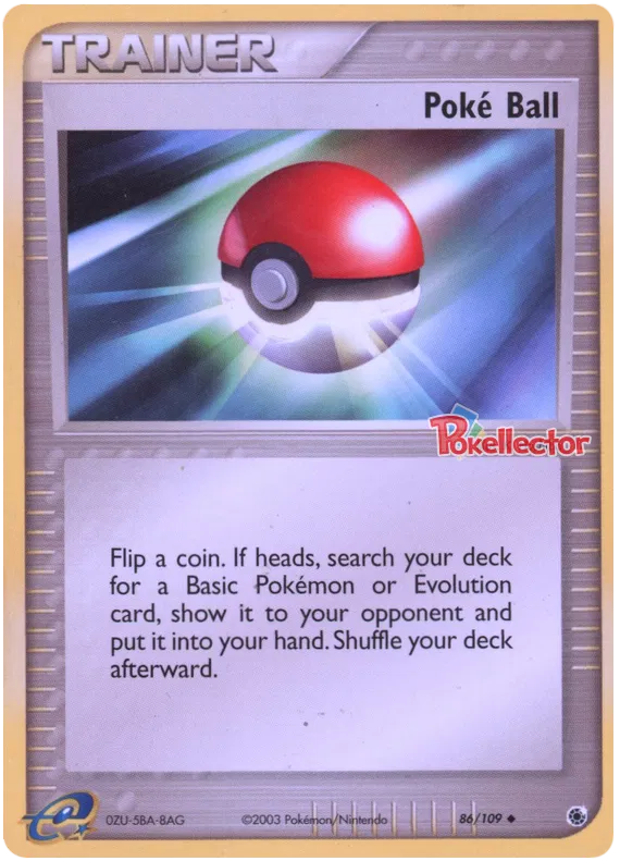 Poke Ball - EX Ruby & Sapphire #86