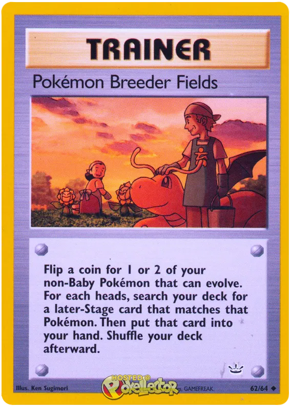 Pokemon Breeder Fields - Neo Revelation #62