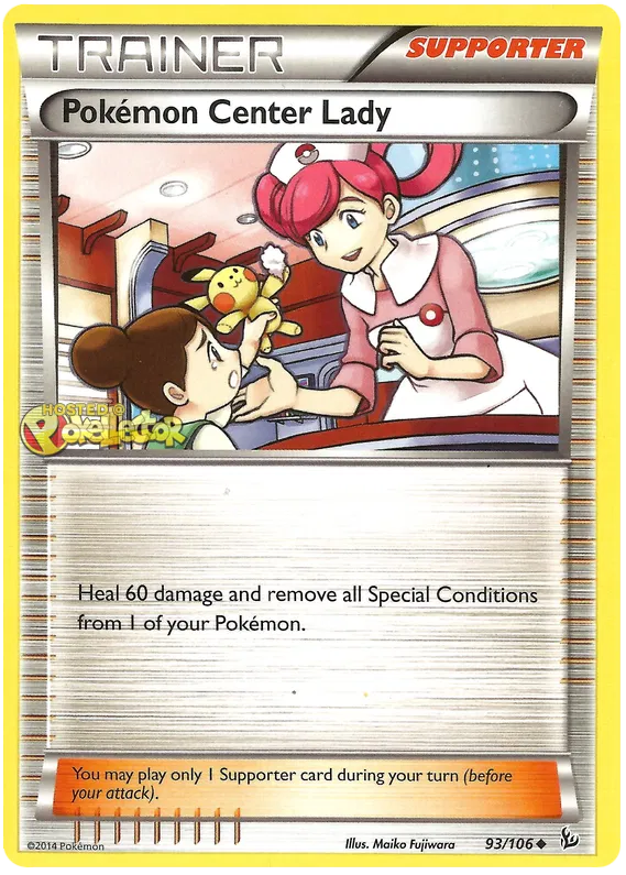 Pokemon Center Lady - XY Flashfire #93