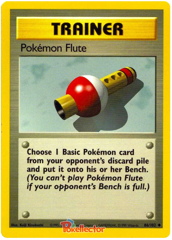 Pokemon Flute - Base Set #86