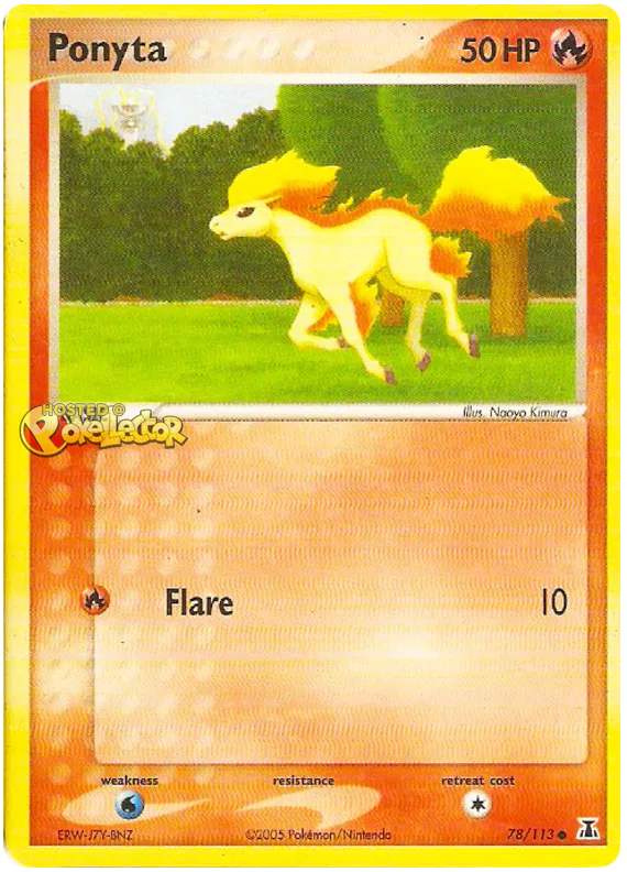 Ponyta - EX Delta Species #78