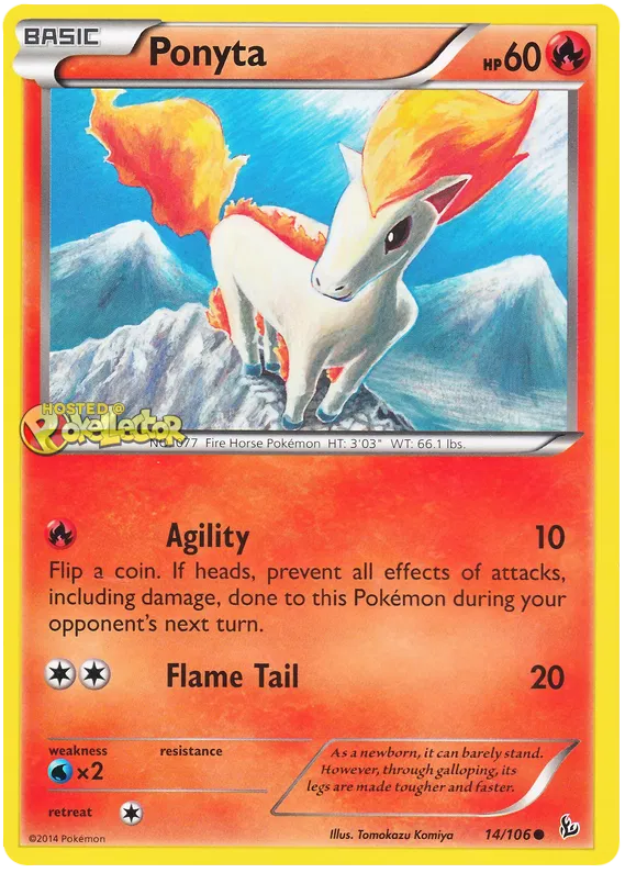 Ponyta - XY Flashfire #14