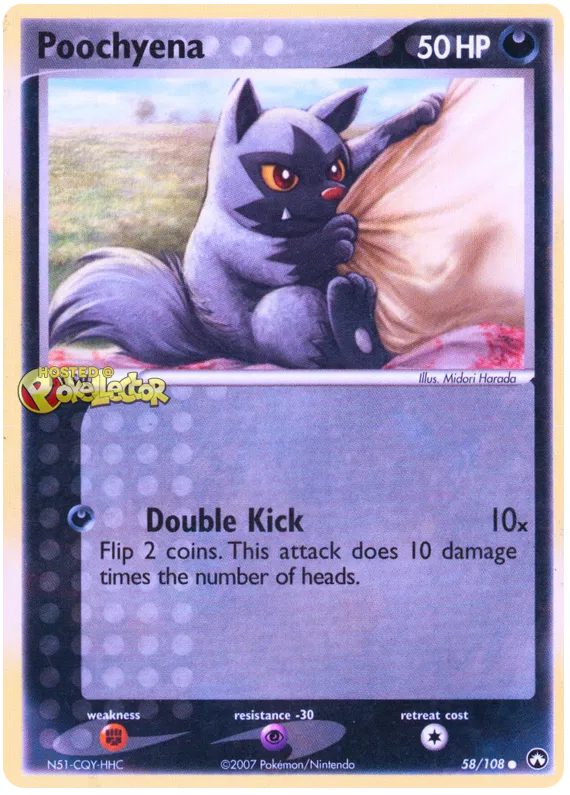 Poochyena - EX Power Keepers #58