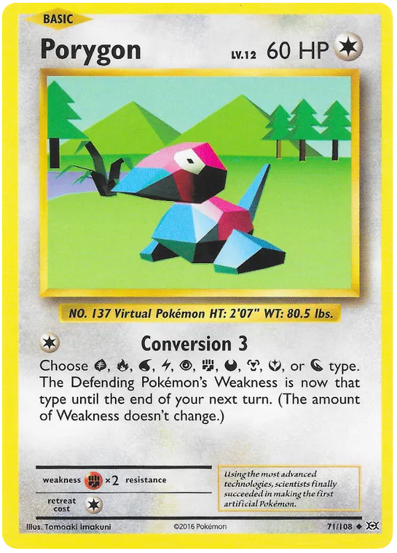 Porygon - Evolutions #71