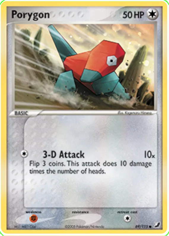 Porygon - EX Unseen Forces #69