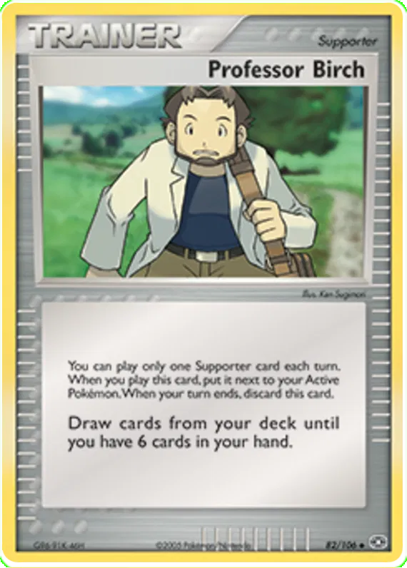 Professor Birch - EX Emerald #82